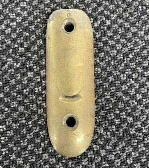 No4 Brass Buttplate